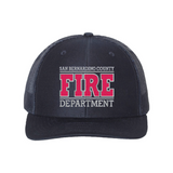 San Bernardino County Fire Richardson Trucker Hat