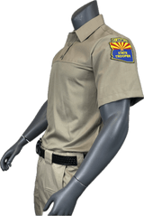 AZDPS Men's Base Layer Short Sleeve Polo