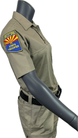 AZDPS Women's Base Layer Short Sleeve Polo