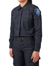 El Cerrito PD 5.11 Tactical Women's Flex-Tac TDU Ripstop Long Sleeve Shirt