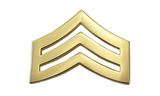 Hero's Pride SGT Chevron, 2 Posts & Clutch Backs, Pairs, Regular-1" Wide