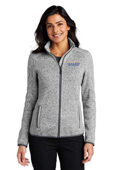 Sharp Port Authority Ladies Sweater Fleece Jacket