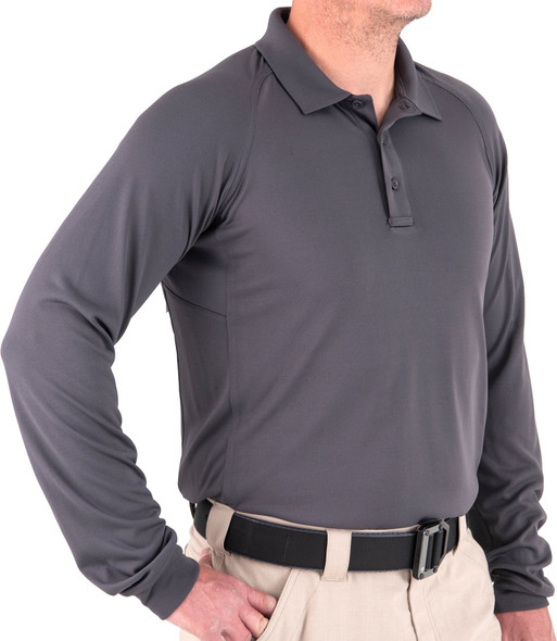 San Diego County Probation Men's Performance Long Sleeve Polo
