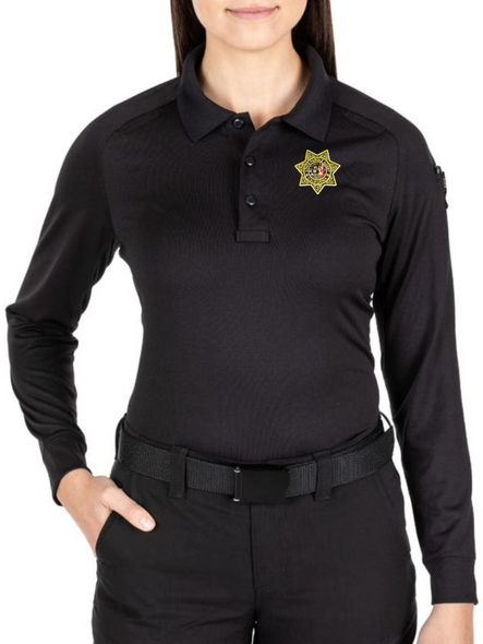 CDCR DAPO 5.11 Tactical Women's Performance Long Sleeve Polo