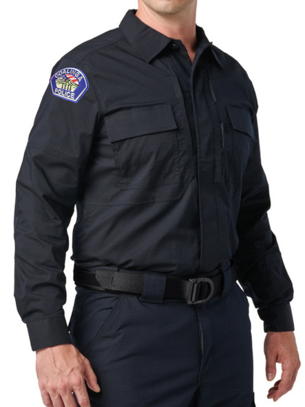 Coalinga PD 5.11 Tactical Flex-Tac TDU Ripstop Long Sleeve Shirt