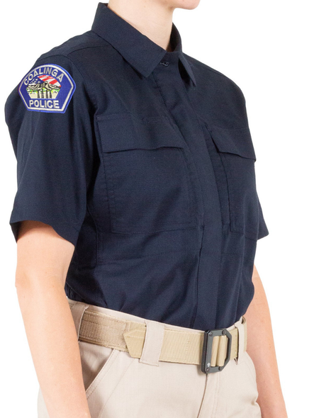 Coalinga PD First Tactical Women's V2 BDU Short Sleeve