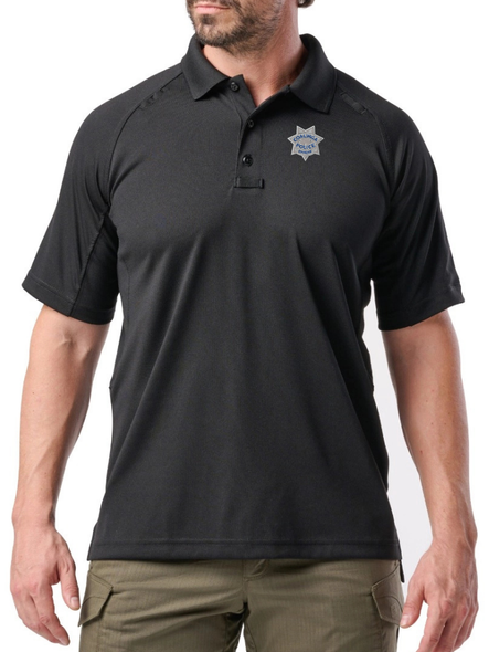 Coalinga PD 5.11 Tactical Performance Short Sleeve Polo