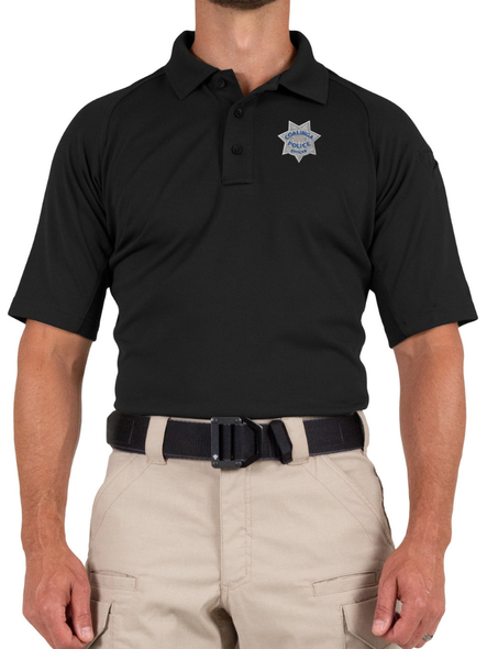 Coalinga PD First Tactical Men's Performance Short Sleeve Polo