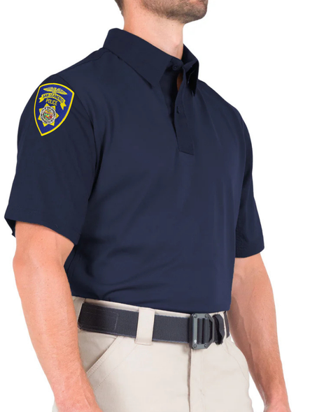 San Leandro PD First Tactical Men's V2 Pro Performance Short Sleeve Shirt