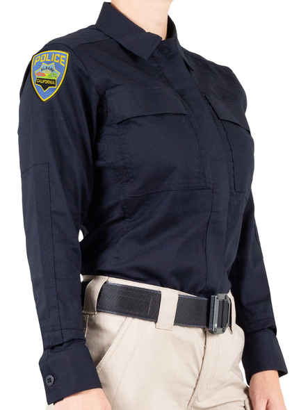 Albany PD First Tactical Women's V2 BDU Long Sleeve Shirt