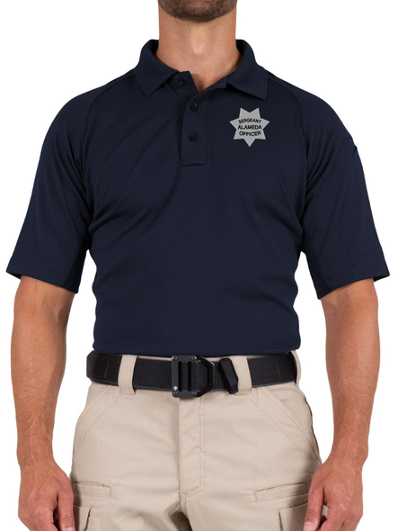 Alameda PD First Tactical Men's Performance Short Sleeve Polo