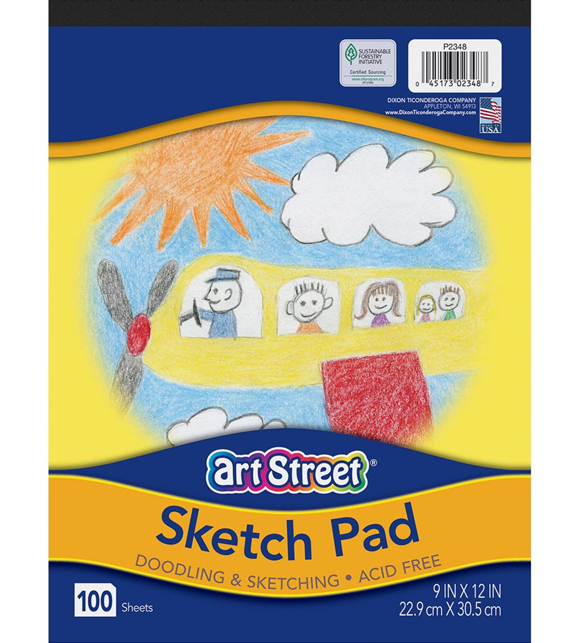 BAZIC 9 x 12 Premium Sketch Pad, 40 Count