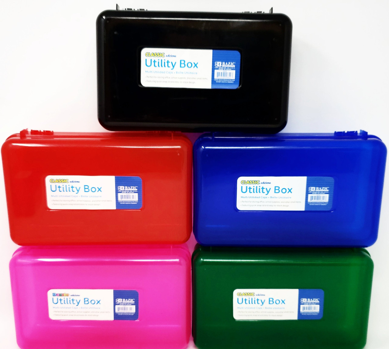 BAZIC Clear Multipurpose Utility Box Bazic Products