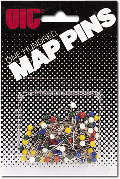 MAP PINS ASSORTED