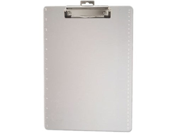 PLASTIC CLIPBOARD TRANSPARENT CLEAR LETTER