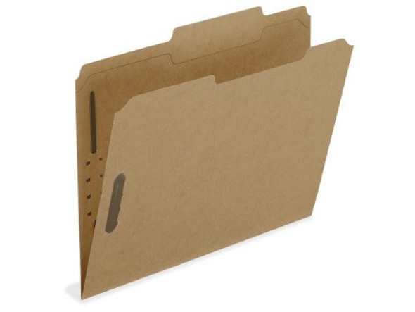 FOLDER KRAFT 2/5 RIGHT TAB 2 FASTENER LETTER BOX50