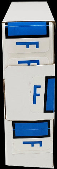 LATERAL FOLDERS LETTER F BLUE BOX/500