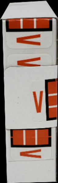 LATERAL FOLDERS LETTER V DARK ORANGE BOX/500