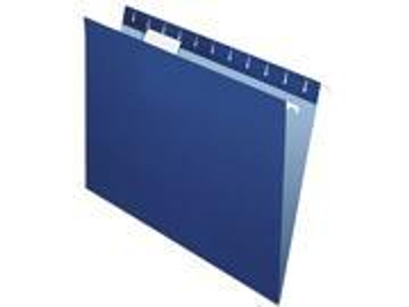 HANGING FOLDER LETTER NAVY BLUE BOX/25