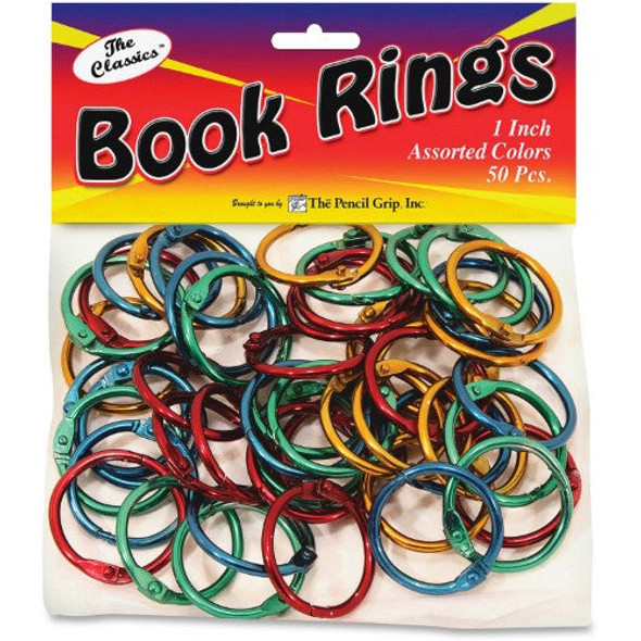 BOOK RING 1" COLORS PQ.50