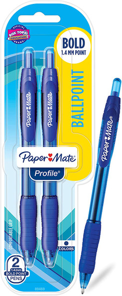 PM PROFILE RETRACT BALL PEN BOLD BLUE (PQ.2)