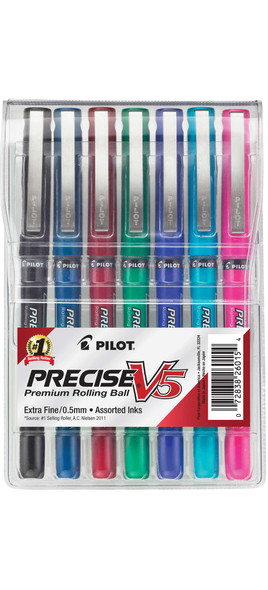 PRECISE V5 EXTRA FINE ASSORTED COLORS PQ.7