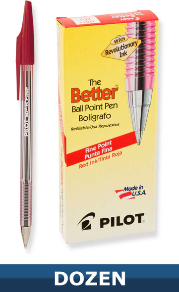 BPS PEN RED FINE CJ.12