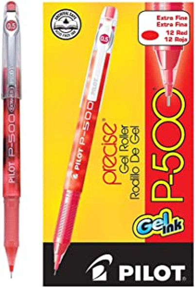 PRECISE GEL ROLLER P-500 RED X-FINE (CJ.12)