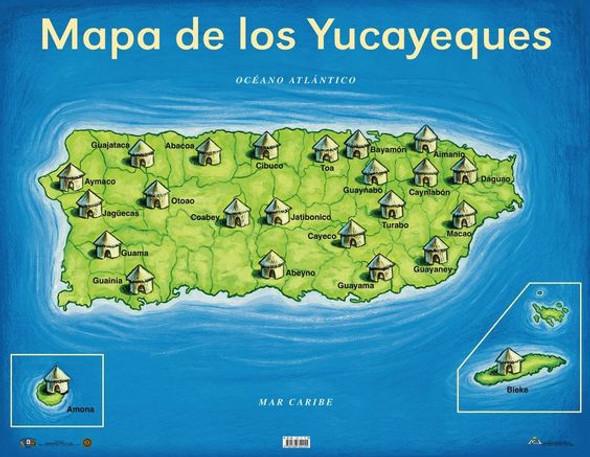 CARTEL MAPA DE YUCAYEQUES