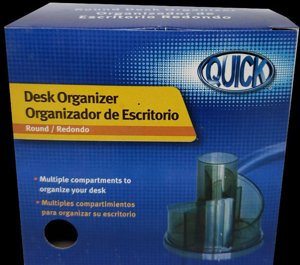 DESK ORGANIZER REDONDO CLEAR