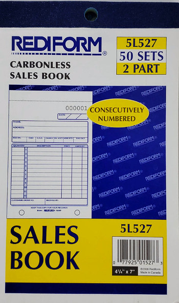 SALES BOOK NCR 2-PT (4X7)