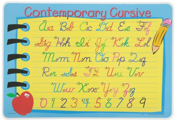 CONTEMPORANY CURSIVE PLACEMAT