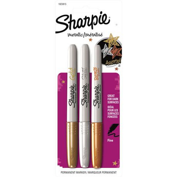 SHARPIE METALLIC ASST. PQT.3