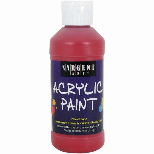 ACRYLIC PAINT RED 8 ONZ