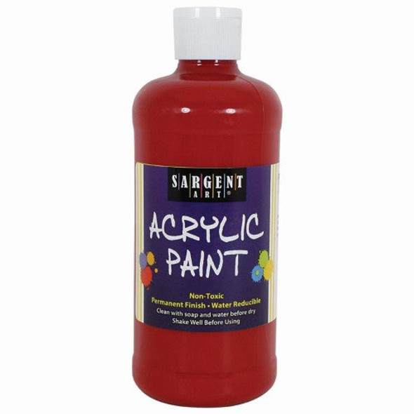 ACRYLIC PAINT RED 16 OZ