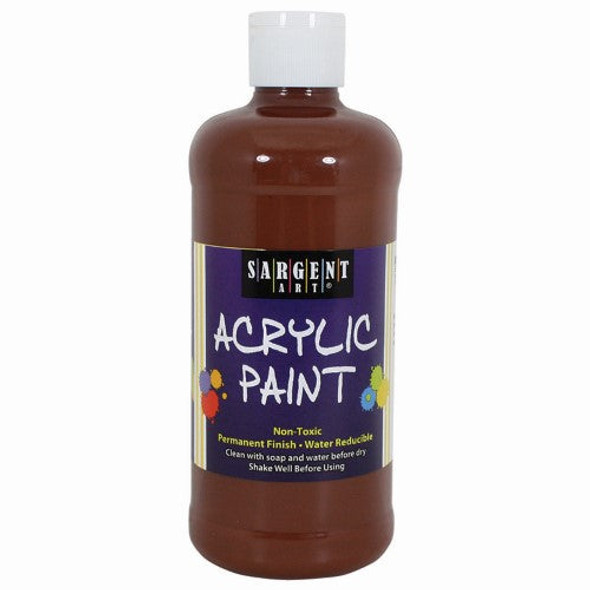 ACRYLIC PAINT BROWN 16 OZ