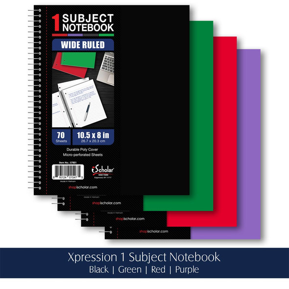 POLY 1 SUBJECT NOTEBOOK
