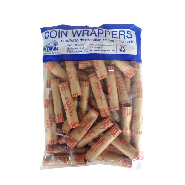 COIN WRAPPER PENNY .01¢ 36PK