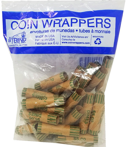 COIN WRAPPERS DIMES .10