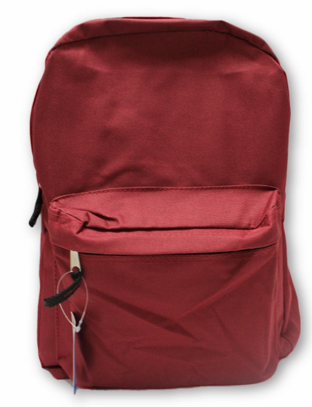 15" BURGUNDY BACKPACK