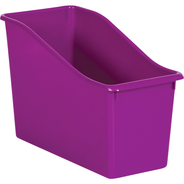 PURPLE PLASTIC BOOK BIN