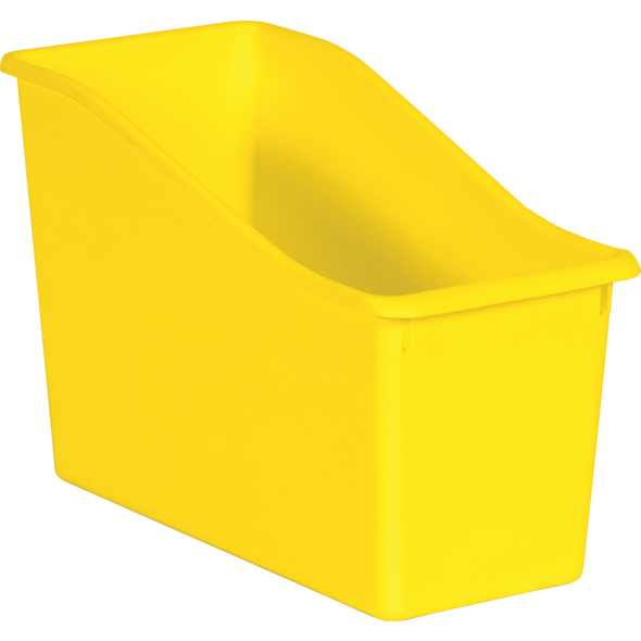 YELLOW PLASTIC BOOK BIN