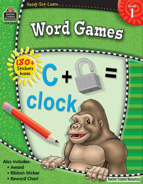 READY-SET-LEARN: WORD GAMES GRADE 1