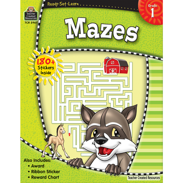 READY-SET-LEARN: MAZES GRADE 1