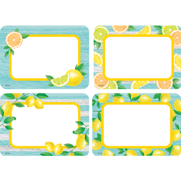 LEMON ZEST NAME TAGS