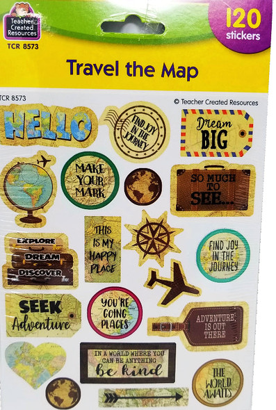 TRAVEL THE MAP STICKERS