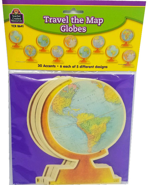 TRAVEL THE MAP GLOBES ACCENTS