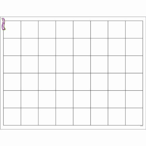 CHART GRAPHING GRID WIPE-OFF