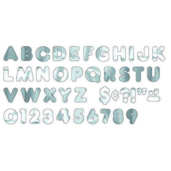 SILVER METALLIC CASUAL UPPERCASE