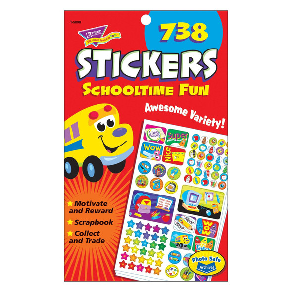 SCHOOLTIME FUN STICKER PAD